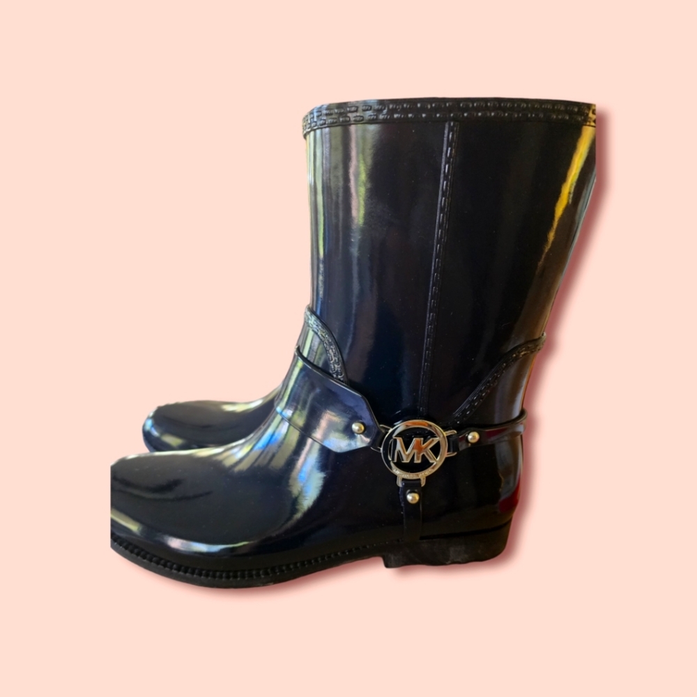 Michal Kors, Fulton Harness Rubber Boots, Admiral